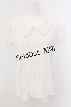画像1: Ank Rouge / コットンレース使いブラウス M シロ O-25-05-15-053-CA-BL-OW-OS