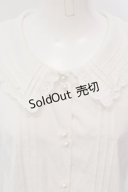 画像2: Ank Rouge / コットンレース使いブラウス M シロ O-25-05-15-053-CA-BL-OW-OS