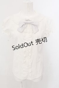 Ank Rouge / ジャボリボンブラウス M シロ O-25-05-15-055-CA-BL-OW-OS