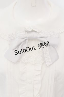 画像2: Ank Rouge / ジャボリボンブラウス M シロ O-25-05-15-055-CA-BL-OW-OS