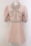 Swankiss / TS spring tweed O/P ワンピース  ピンク O-25-05-15-058-CA-OP-IG-OS