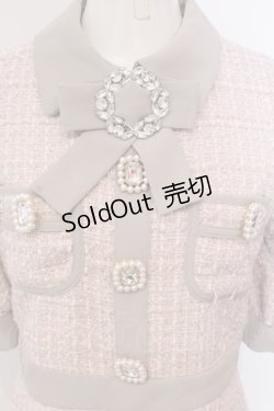 画像2: Swankiss / TS spring tweed O/P ワンピース  ピンク O-25-05-15-058-CA-OP-IG-OS