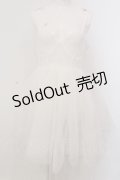 Dear My Love / シアービスチェチュールワンピース M シロ O-25-05-15-060-EL-OP-OW-OS