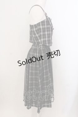 画像2: axes femme POETIQUE / チェックセットアップ M クロ O-25-05-15-061-AX-OP-OW-OS