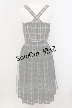 画像3: axes femme POETIQUE / チェックセットアップ M クロ O-25-05-15-061-AX-OP-OW-OS