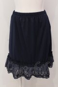axes femme / レース重ねペチスカート M コン O-25-05-15-072-AX-SK-YM-OS