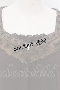 画像2: axes femme / ファーカラーインナーカットソー M ブラウン O-25-05-15-074-AX-TO-YM-OS