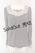 axes femme / ファー使いインナー M チャコール O-25-05-15-075-AX-TO-YM-OS