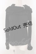 axes femme / ボアショールカラーインナー M クロ O-25-05-15-076-AX-TO-YM-OS
