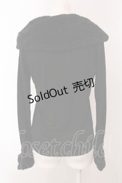 画像2: axes femme / ボアショールカラーインナー M クロ O-25-05-15-076-AX-TO-YM-OS