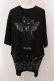 画像1: Candy Stripper / KITTEN DEVIL 2WAY Tシャツ 2 ブラック O-25-05-15-077-PU-TS-YM-OS (1)