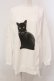 画像1: Candy Stripper / ANARCHY KITTEN SWEAT トップス 2 ホワイト O-25-05-15-078-PU-TS-YM-OS (1)