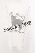 Candy Stripper / NOBODY CAN STOP ME Tシャツ 2 ホワイト O-25-05-15-080-PU-TS-YM-OS