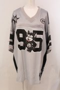 Candy Stripper / CHAOS KITTEN NUMBERING トップス 2 グレー O-25-05-15-082-PU-TS-YM-OS