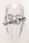 Candy Stripper / CHAOS KITTEN NUMBERING トップス 2 グレー O-25-05-15-082-PU-TS-YM-ZY