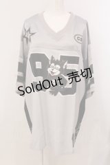 Candy Stripper / CHAOS KITTEN NUMBERING トップス 2 グレー O-25-05-15-082-PU-TS-YM-ZY