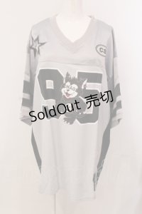 Candy Stripper / CHAOS KITTEN NUMBERING トップス 2 グレー O-25-05-15-082-PU-TS-YM-ZY