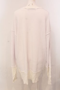 画像3: Candy Stripper / MEDLEY SMILE WAFFLE トップス 2 ホワイト O-25-05-15-083-PU-TS-YM-OS