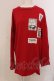 画像1: Candy Stripper / ALWAYS SICK L/S カットソー 2 レッド O-25-05-15-084-PU-TS-YM-OS (1)