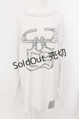 Candy Stripper / SAFETY PIN WAFFLE トップス 2 オフホワイト O-25-05-15-090-PU-TO-YM-ZY