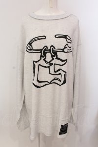 Candy Stripper / SAFETY PIN WAFFLE トップス 2 オフホワイト O-25-05-15-090-PU-TO-YM-ZY