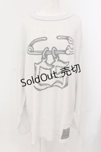 Candy Stripper / SAFETY PIN WAFFLE トップス 2 オフホワイト O-25-05-15-090-PU-TO-YM-ZY