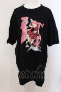 Candy Stripper / 【ROMPUS×JUN INAGAWA】ROMPUSちゃんは半袖で今日も行く Tシャツ 3 ブラック O-25-05-15-093-PU-TS-YM-OS