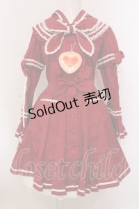 BABY,THE STARS SHINE BRIGHT / 赤ずきんコートワンピース  えんじ O-25-05-15-010-BA-OP-OW-OS