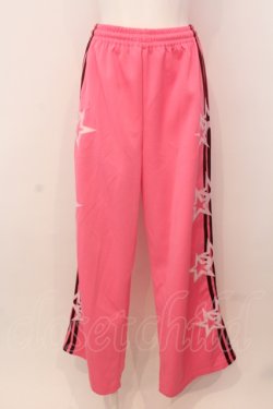 画像1: Candy Stripper / OVERLAPPING STARS TRACK パンツ 2 ピンク O-25-05-15-002-PU-PA-YM-OS
