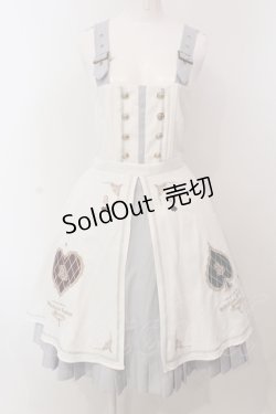 画像1: Amavel / 【限定色】トランプのデコレーションケーキジャンパースカート  サックス O-25-05-15-013-CA-OP-OW-OS