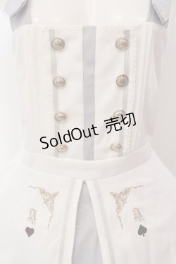 画像2: Amavel / 【限定色】トランプのデコレーションケーキジャンパースカート  サックス O-25-05-15-013-CA-OP-OW-OS