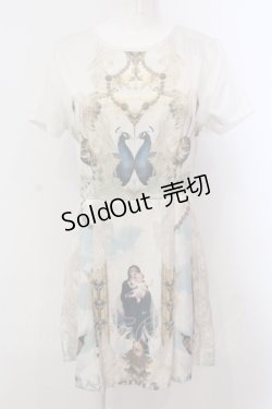 画像1: jouetie / マリア柄ワンピース  アイボリー O-25-05-15-016-EL-OP-IG-OS