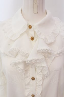 画像2: Amavel / Galette des Roisフリルブラウス F シロ O-25-05-15-009-CA-BL-OW-OS