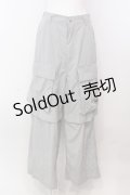 Candy Stripper / 2WAY NYLON CARGO パンツ 2 グレー O-25-05-15-003-PU-PA-YM-OS