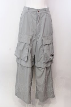 画像1: Candy Stripper / 2WAY NYLON CARGO パンツ 2 グレー O-25-05-15-003-PU-PA-YM-OS