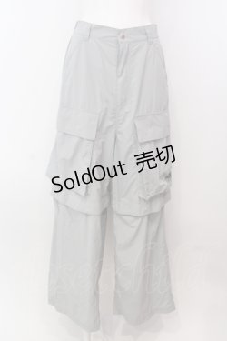 画像1: Candy Stripper / 2WAY NYLON CARGO パンツ 2 グレー O-25-05-15-003-PU-PA-YM-OS