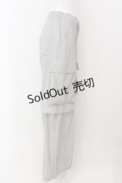 画像2: Candy Stripper / 2WAY NYLON CARGO パンツ 2 グレー O-25-05-15-003-PU-PA-YM-OS