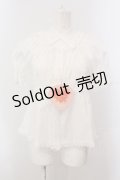 BABY,THE STARS SHINE BRIGHT / Innocent Ribbon Laceブラウス  シロ O-25-05-15-022-BA-BL-OW-OS