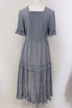 画像3: axes femme / シャンブレーロングワンピース M サックス O-25-05-17-037-AX-OP-OW-OS