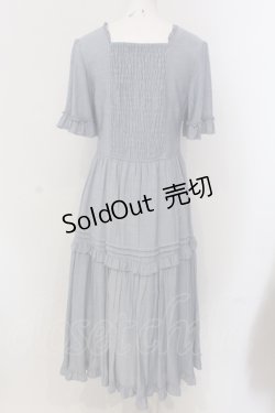 画像3: axes femme / シャンブレーロングワンピース M サックス O-25-05-17-037-AX-OP-OW-OS