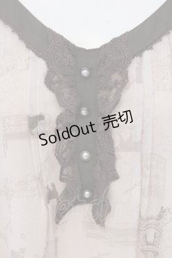 画像2: axes femme / ネコ×街柄チュニック M ブラウン O-25-05-17-047-AX-TO-OW-OS