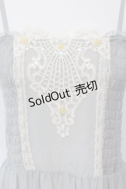 画像2: axes femme / レースシャーリングワンピース M グリーン O-25-05-17-049-AX-OP-OW-OS