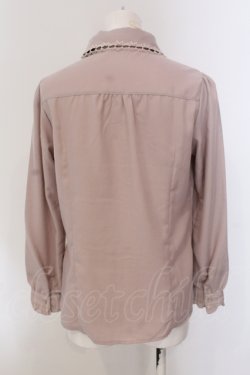 画像3: axes femme / 巻きバラ付きブラウス M ピンク O-25-05-17-053-AX-BL-OW-OS