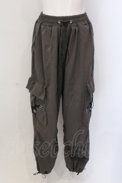 画像1: NieR Clothing / 裾ドロスト4POCKET CARGO PANTS パンツ  チャコール O-25-05-17-006-PU-PA-IG-OS