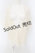 axes femme / レース重ねケープトッパーカーディガン M キナリ O-25-05-17-062-AX-TO-OW-OS