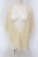画像1: axes femme / レース重ねケープトッパーカーディガン M キナリ O-25-05-17-062-AX-TO-OW-OS (1)