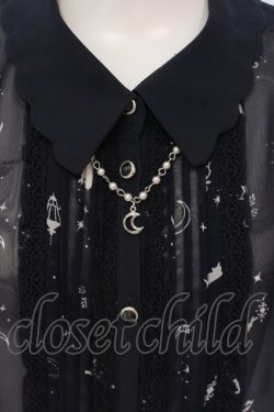 画像2: axes femme / ムーンキャットブラウス M ネイビー O-25-05-17-064-AX-BL-OW-OS