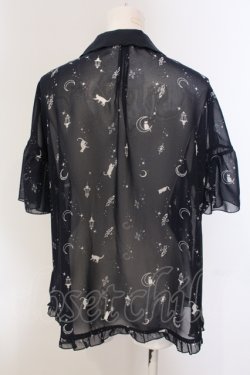 画像3: axes femme / ムーンキャットブラウス M ネイビー O-25-05-17-064-AX-BL-OW-OS