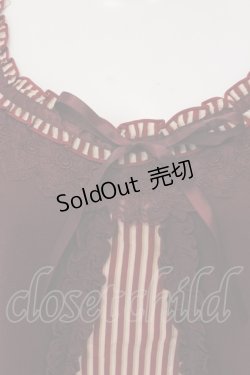 画像2: axes femme / レジメ柄スリット開きプルオーバー M ワイン O-25-05-17-068-AX-TO-OW-OS