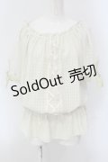 axes femme / ギンガムチェックシフォントップス M グリーン O-25-05-17-069-AX-TO-OW-OS